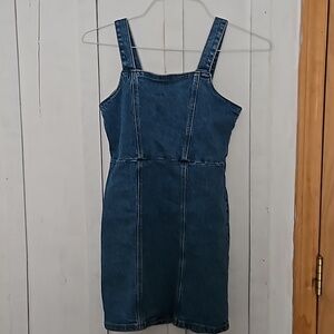 Girls denim jumper size 10/12